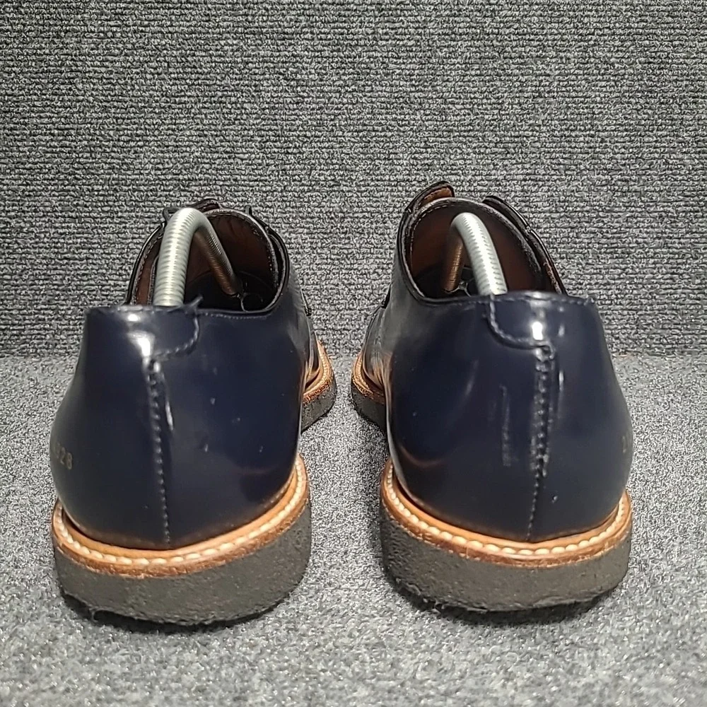 Common Projects Derby Shine Navy Blue Patent Leather EU44 US11